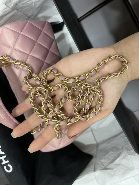 CHANEL HANDLE HỒNG TÍM PEARLY Code 31 USED ĐẸP