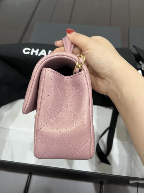 CHANEL HANDLE HỒNG TÍM PEARLY Code 31 USED ĐẸP