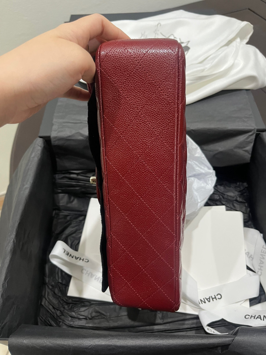 CHANEL CLASSIC M BURGUNDY CODE 30