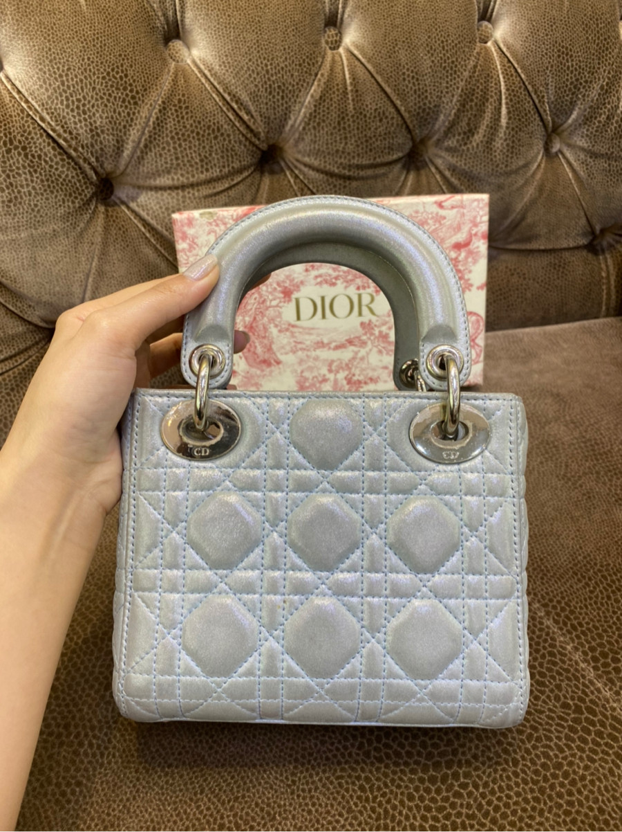 Dior lady mini nhũ