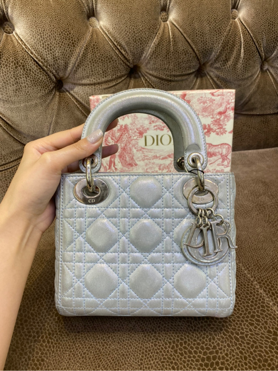 Dior lady mini nhũ