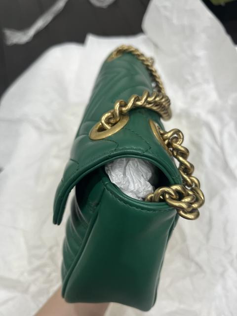 Gucci Marmont Xanh Lá sz 26cm Full box bill