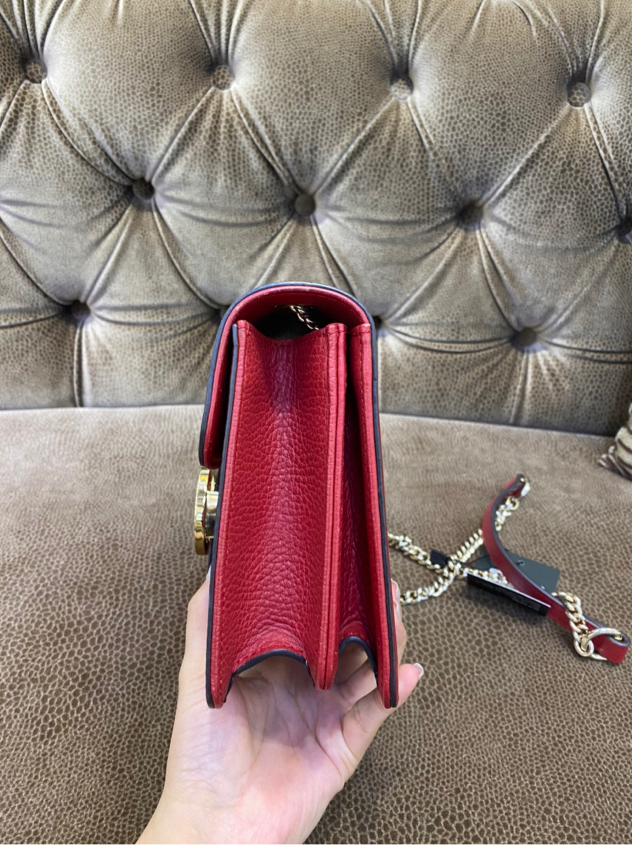 Túi Gucci Interlocking Small Red Bag