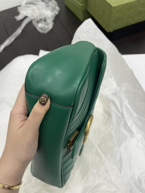 Gucci Marmont Xanh Lá sz 26cm Full box bill