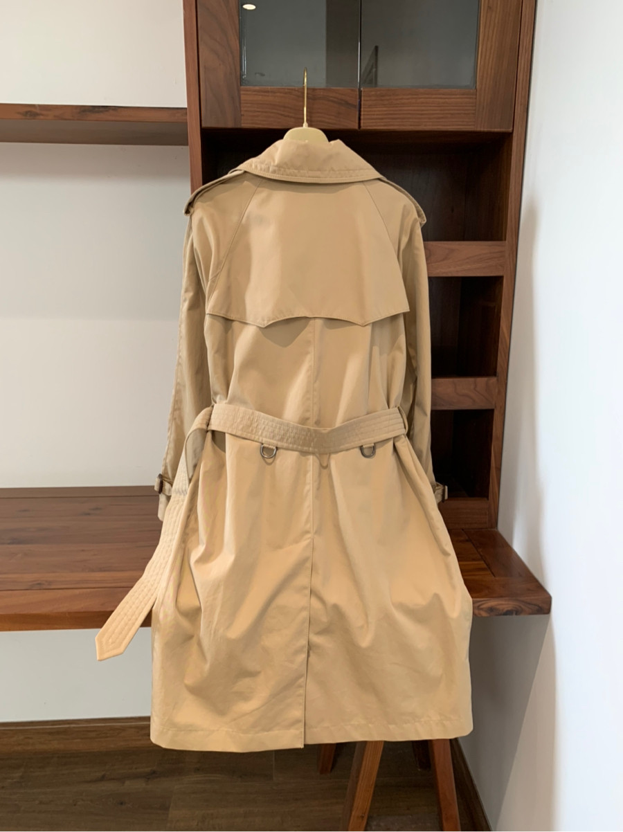 B ur ber ry Cotton Trench coat size 8uk Beige   thông số ngực khoảng 100cm ; dài áo 98cm