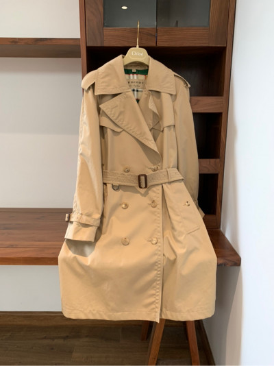 B ur ber ry Cotton Trench coat size 8uk Beige   thông số ngực khoảng 100cm ; dài áo 98cm