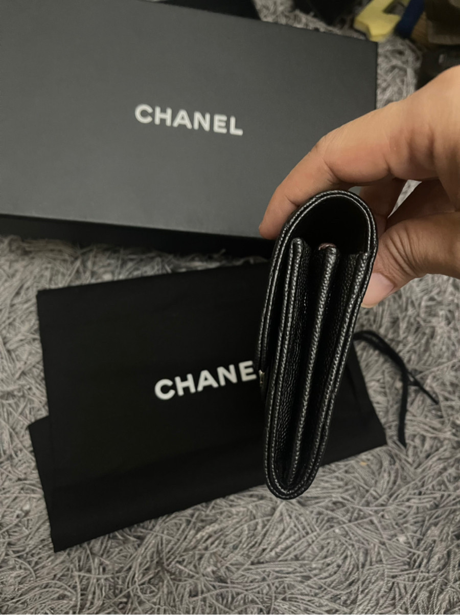 Ví CHANEL GẬP 2 size lỡ ngang 15cm