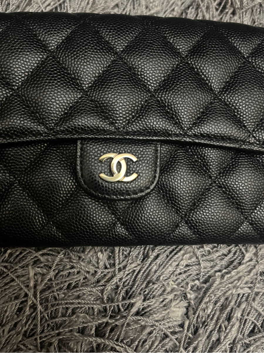 Ví CHANEL GẬP 2 size lỡ ngang 15cm