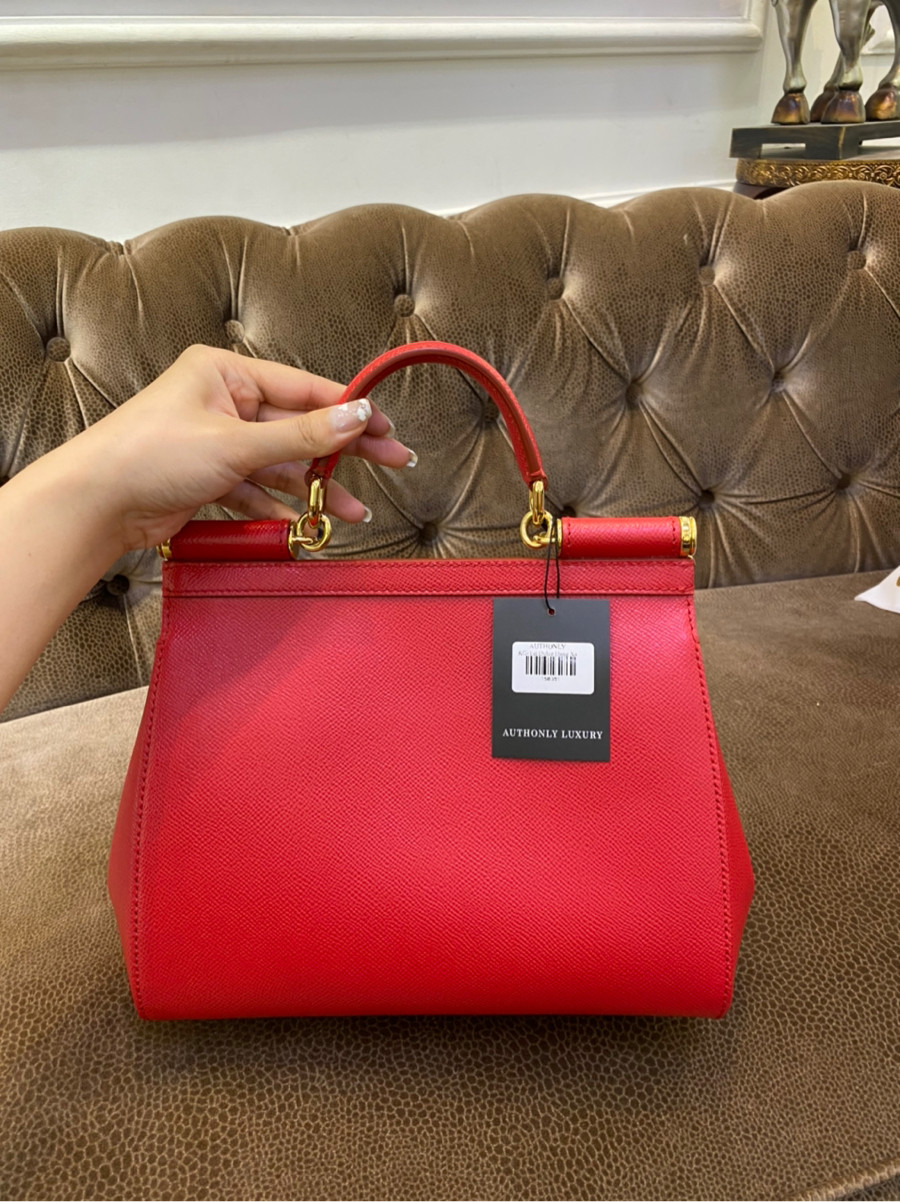 Túi Dolce & Gabbana medium red top handle shoulder bag ❤️