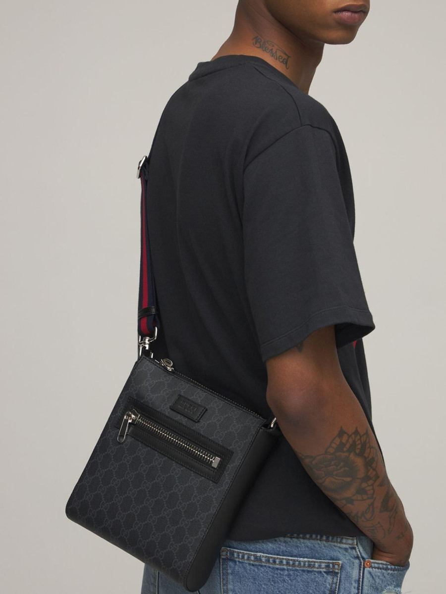 Túi GUCCI GG BLACK SMALL MESSENGER BAG