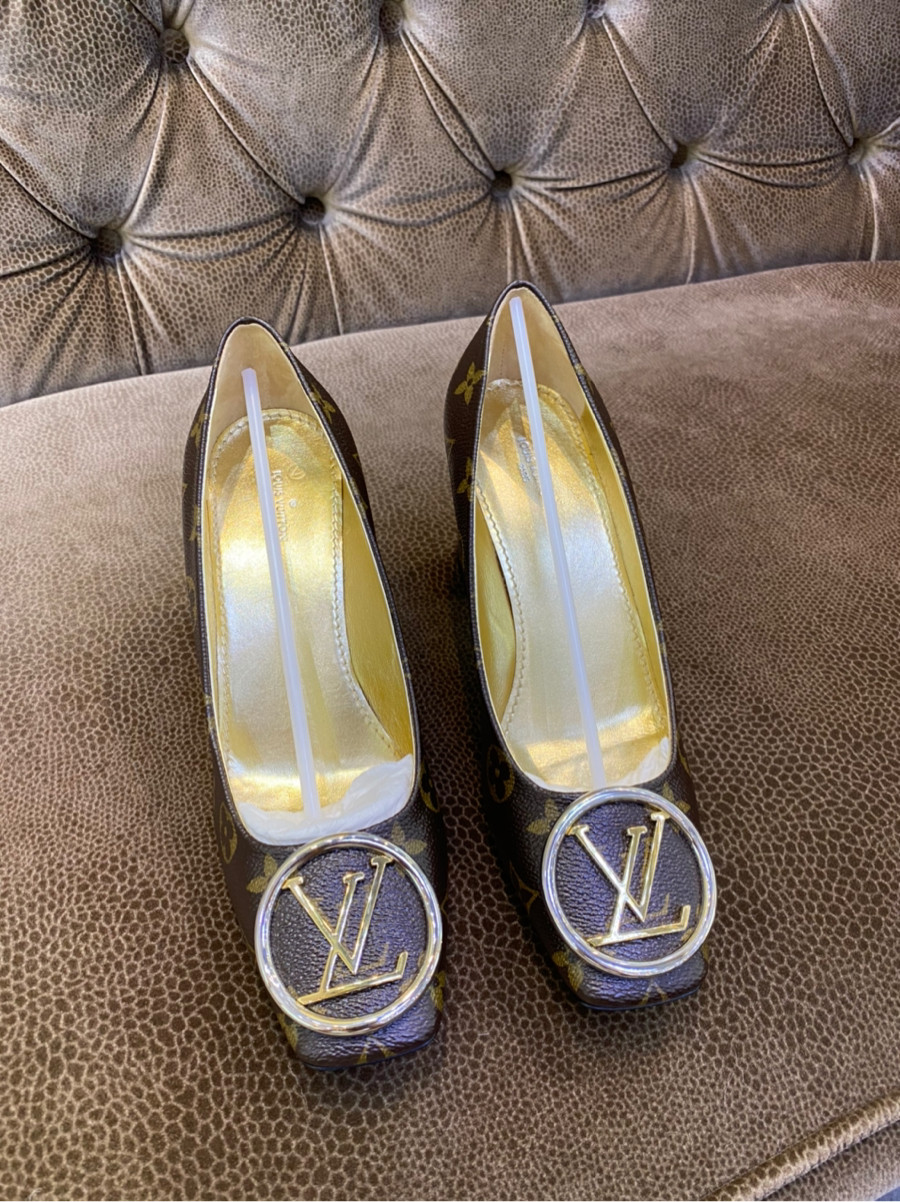 Giày Louis Vuitton Monogram Canvas Madeleine Pumps