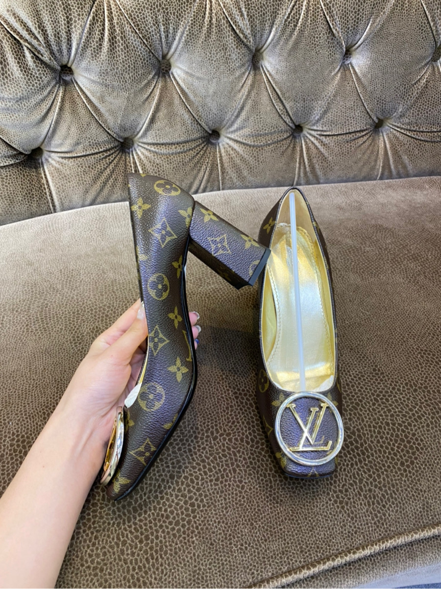 Giày Louis Vuitton Monogram Canvas Madeleine Pumps