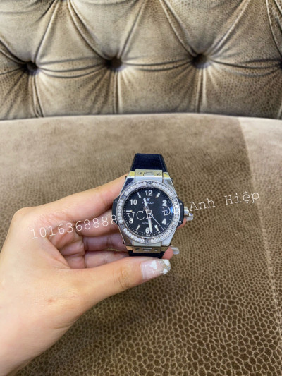 hublot big bang one click steel diamonds 39mm