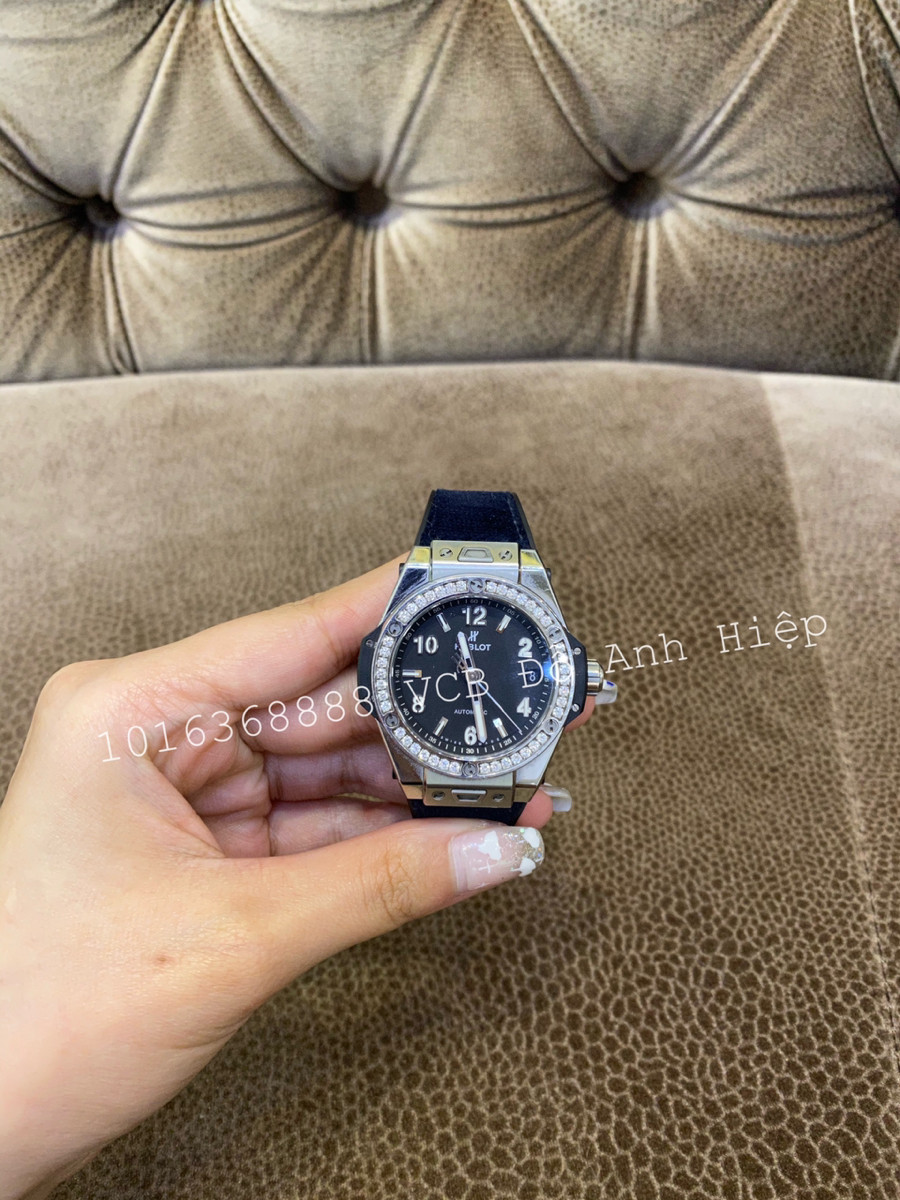 hublot big bang one click steel diamonds 39mm