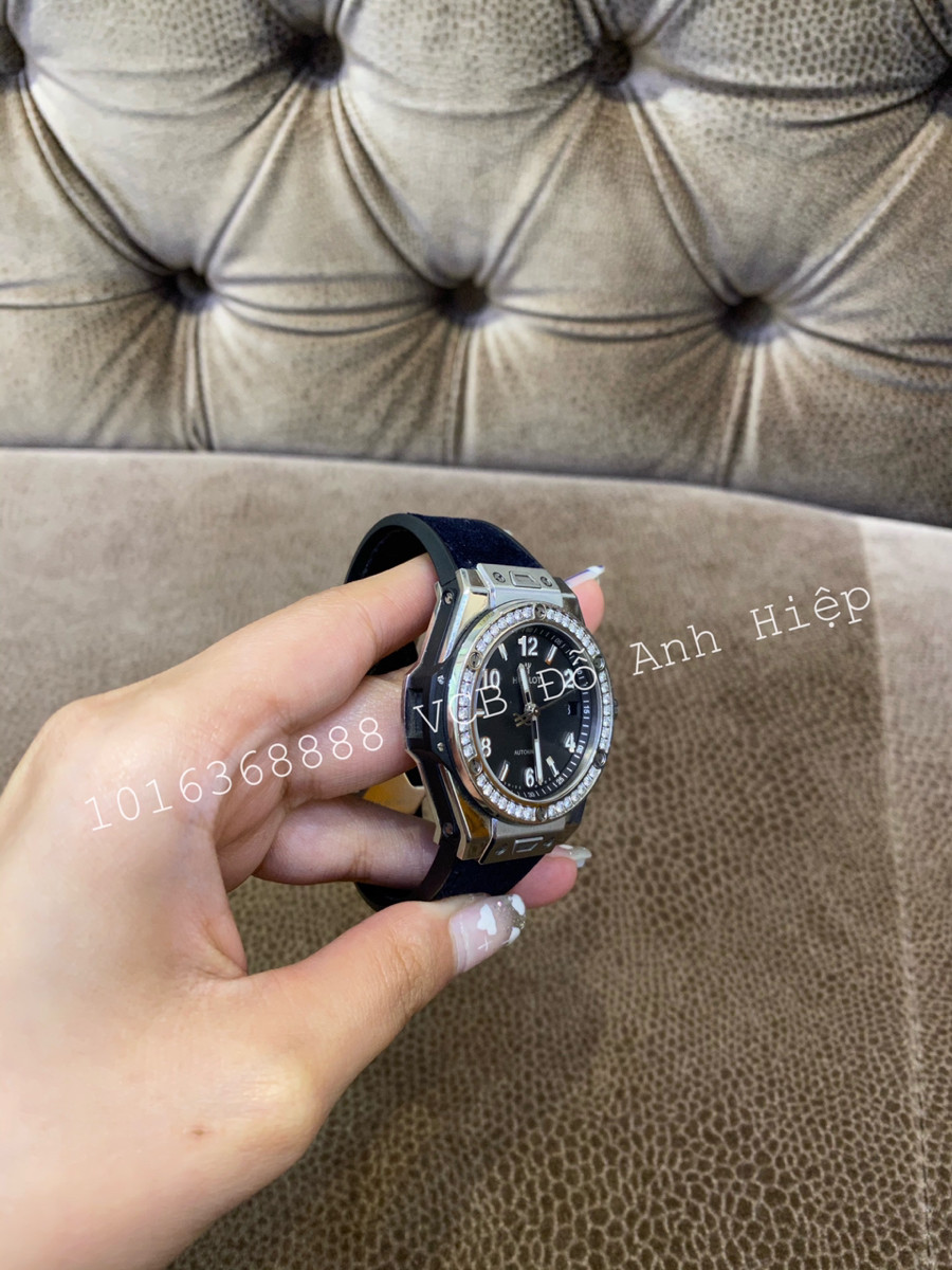 hublot big bang one click steel diamonds 39mm