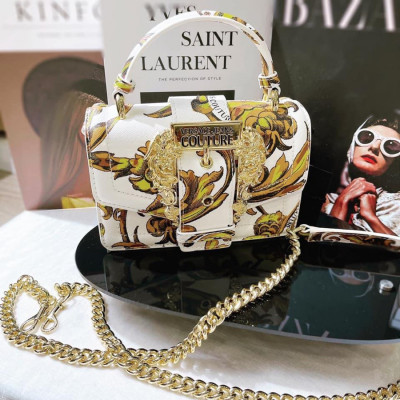 Túi Versace Jeans couture top trắng hoa văn