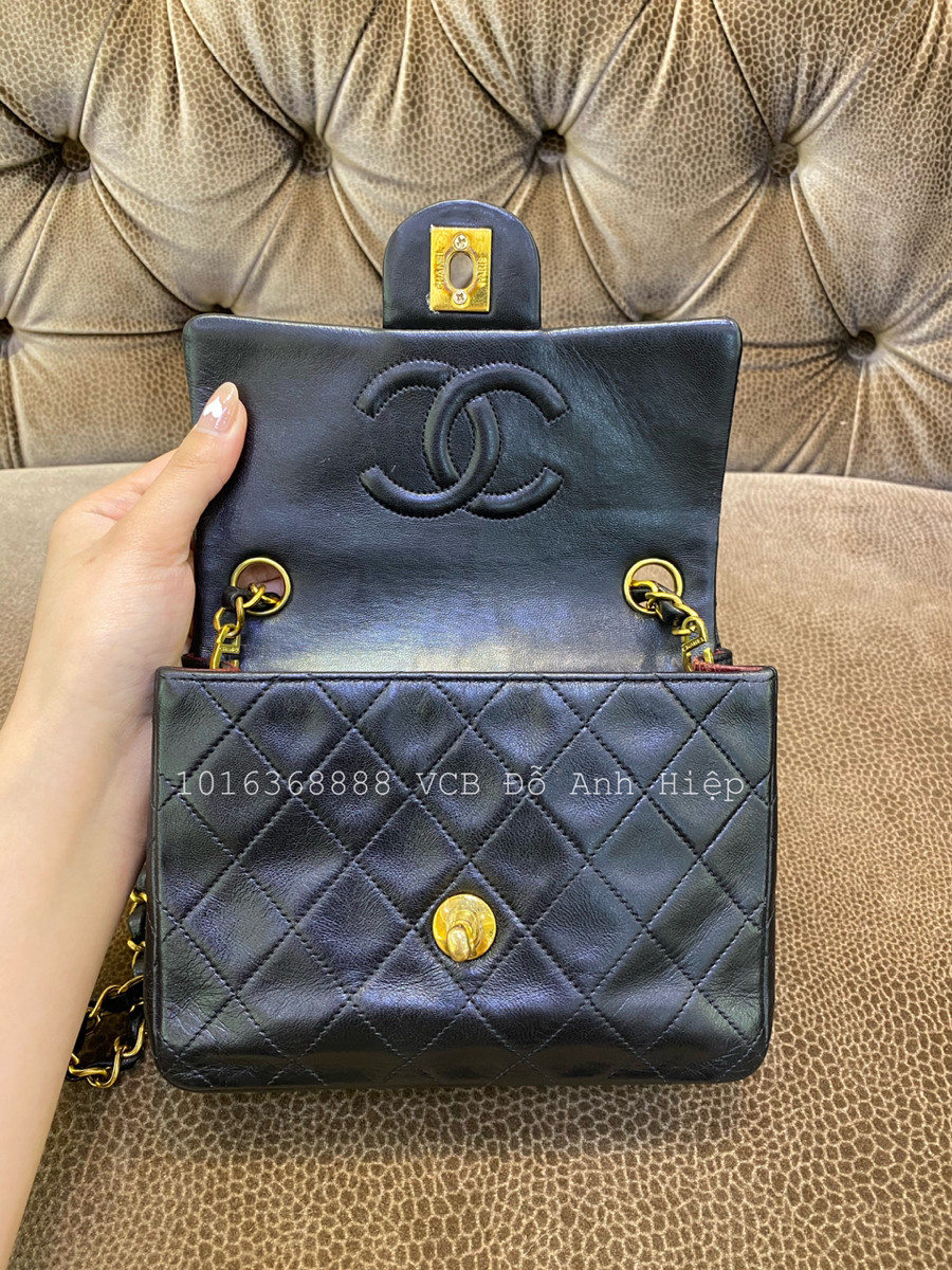 Rare Chanel mini square flap pearl crush Luxury Bags  Wallets on  Carousell