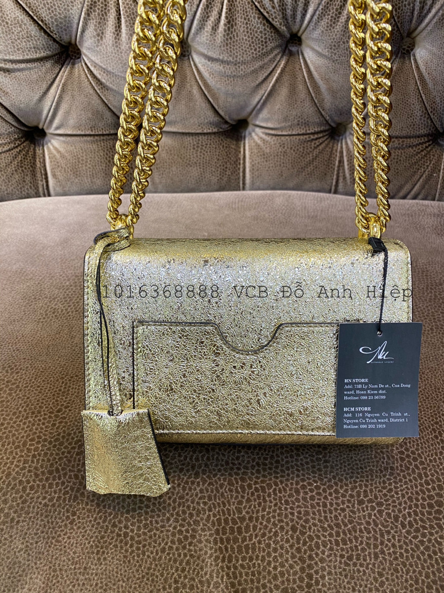 Túi Gucci Padlock Small Metallic Gold Shoulder Bag