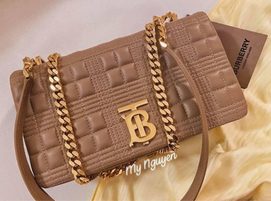 BURBERRY Lola bag - beige size 23cm