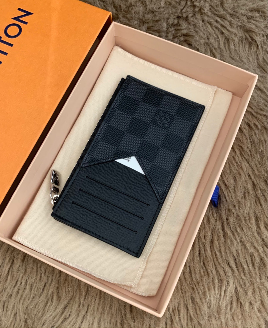 Lv coin card holder