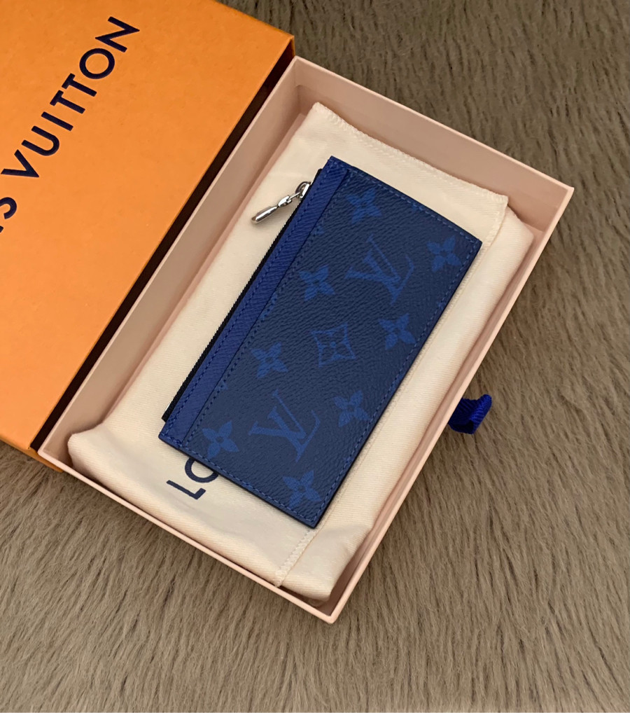 Lv coin card holder