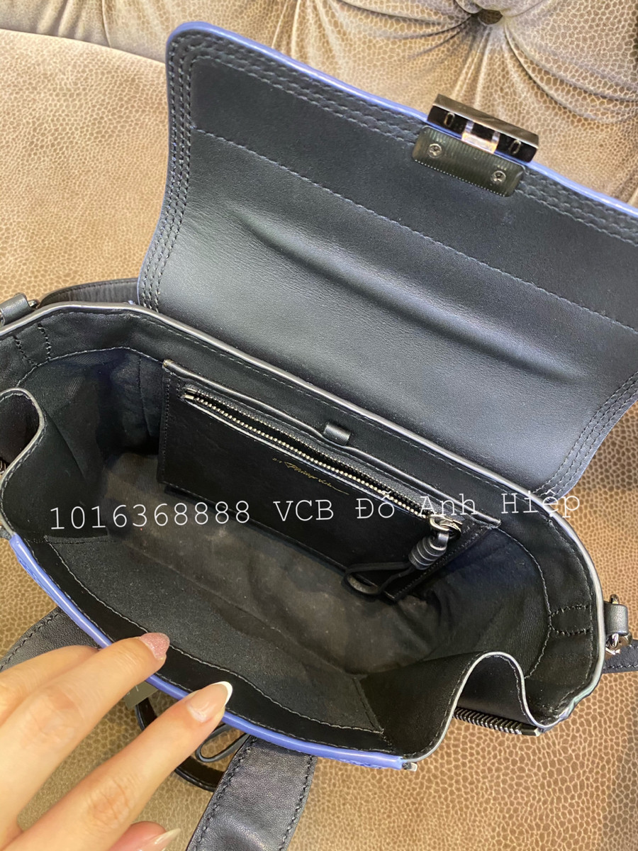 Túi Philiplim Pashli Two-tone Blue / Black Bag