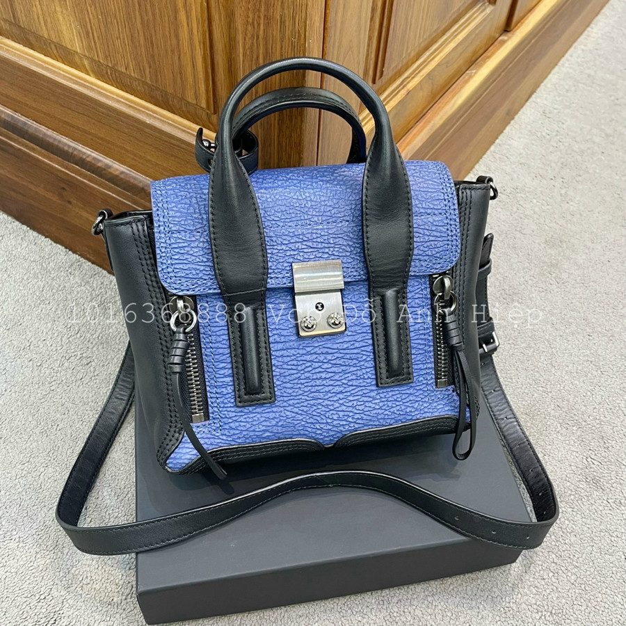 Túi Philiplim Pashli Two-tone Blue / Black Bag