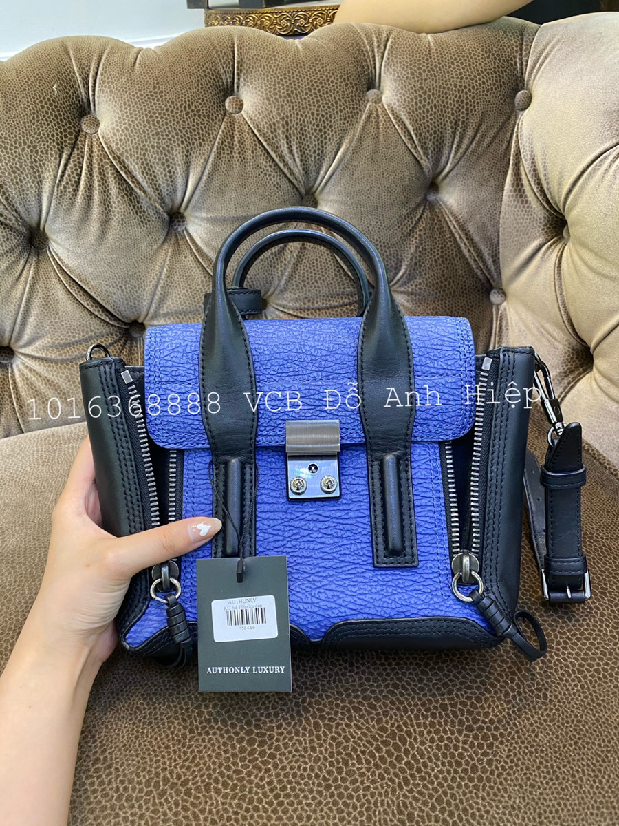 Túi Philiplim Pashli Two-tone Blue / Black Bag