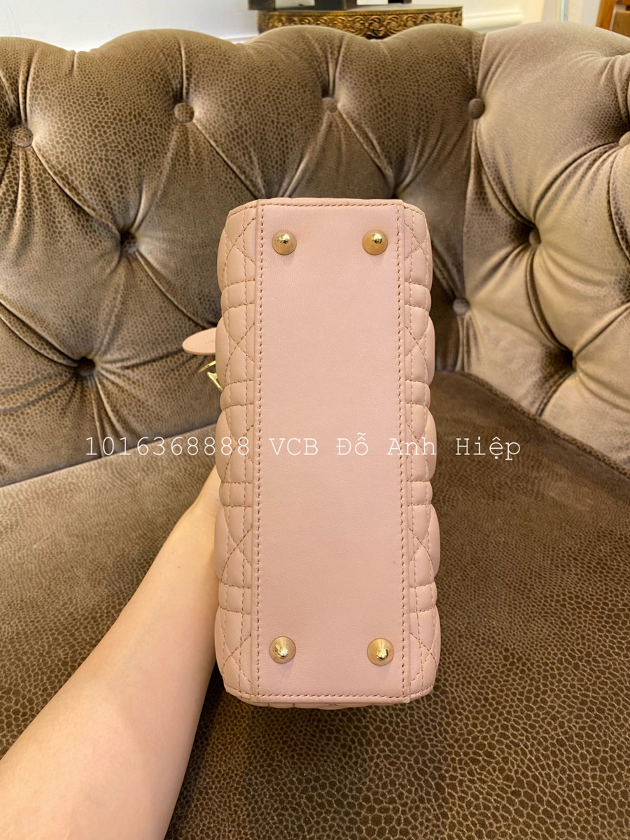 Túi Dior Lady Small Calfskin Màu Beige