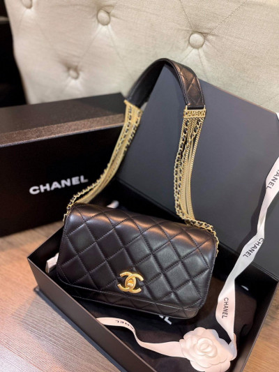 Túi chanel jewel woven đen sz 21 likenew 99% fullbox