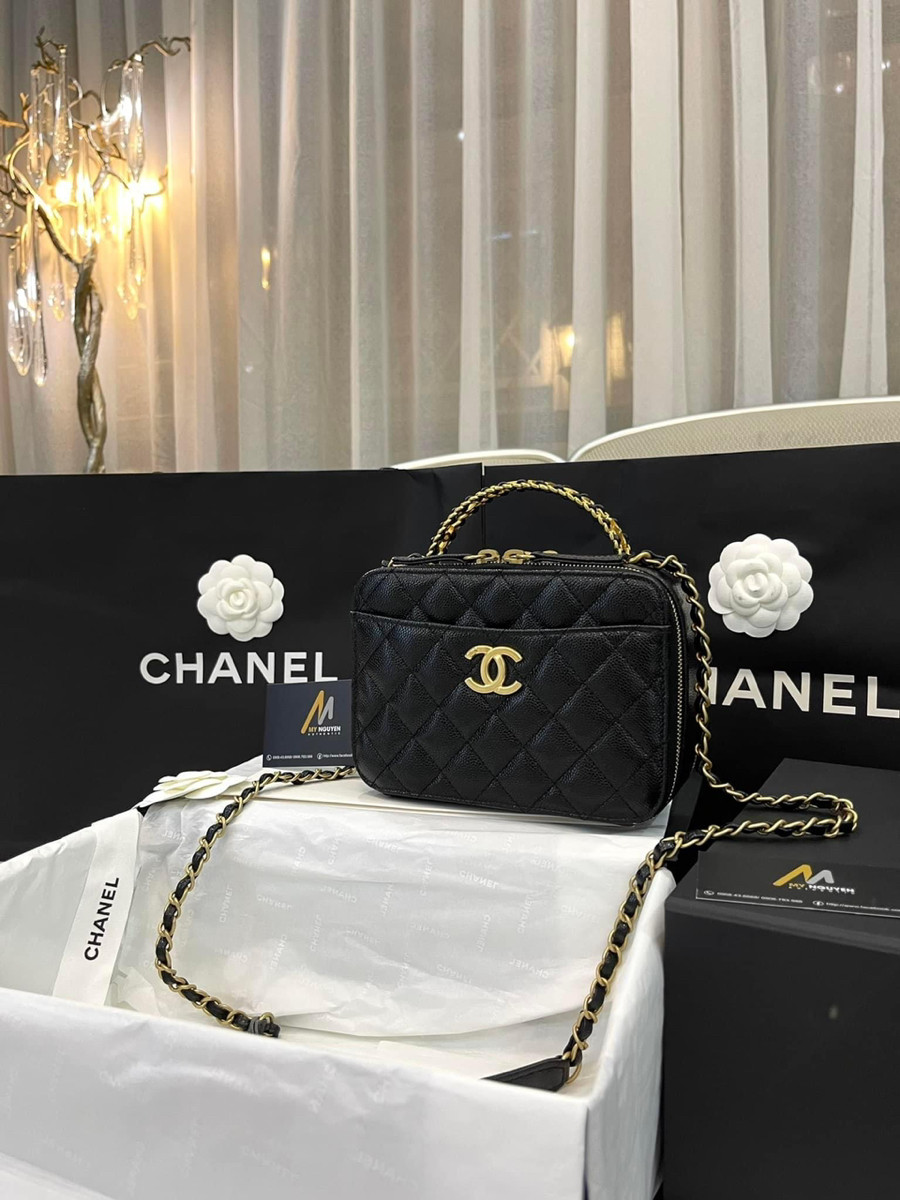 CHANEL Vanity caviar New Ss22 - size 20