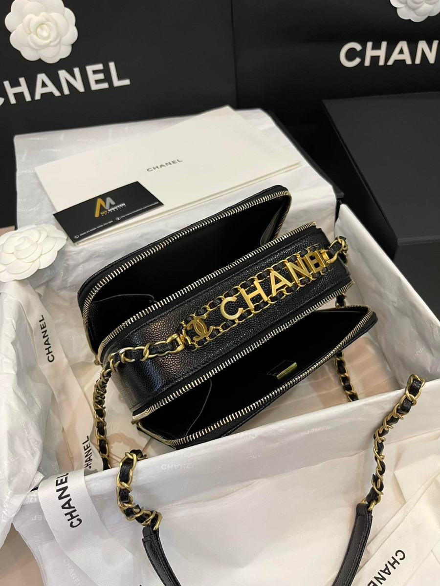CHANEL Vanity caviar New Ss22 - size 20