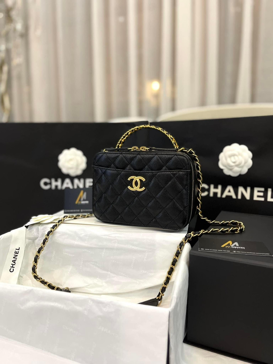 CHANEL Vanity caviar New Ss22 - size 20