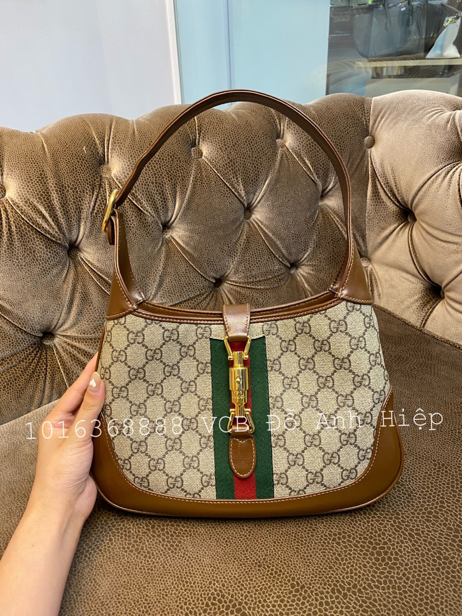 Túi Gucci Jackie 1961 Monogram Canvas Bag 🤎