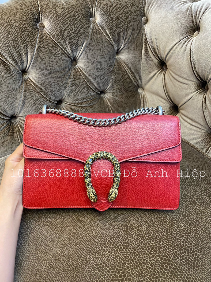 Túi Gucci Dionysus Red Leather Shoulder Bag ❤️