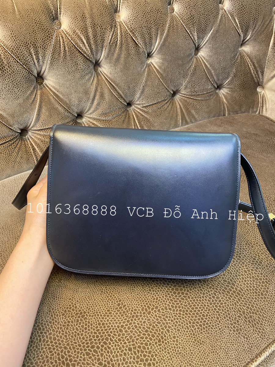 Túi Celine Box Medium Calfskin Black Bag 🖤