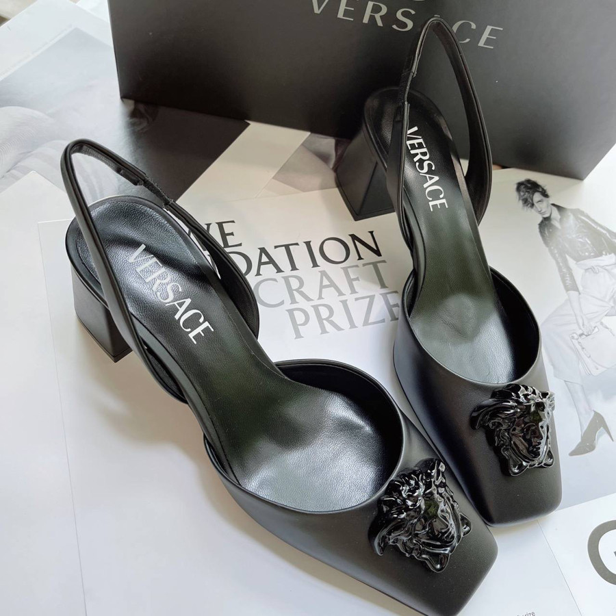 Guốc Versace gót 7cm