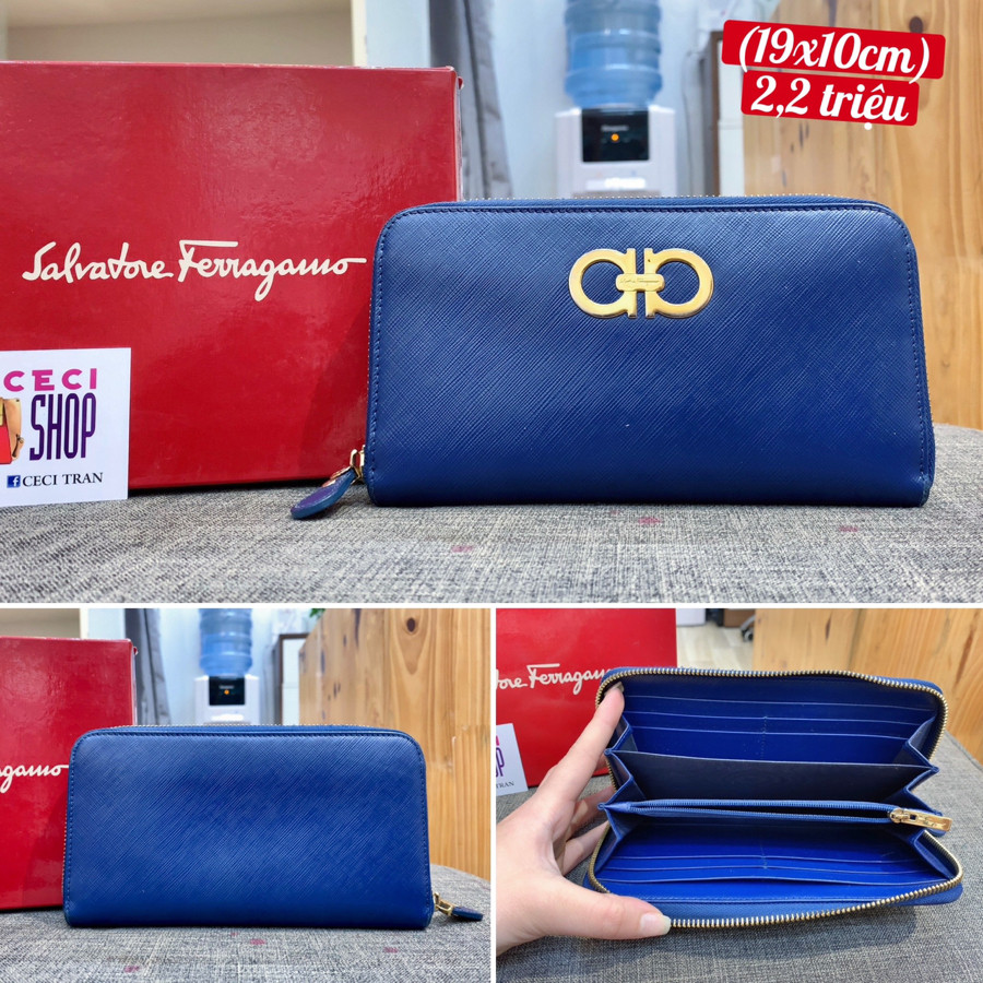 Ví Salvatore Ferragamo Gancio Zip