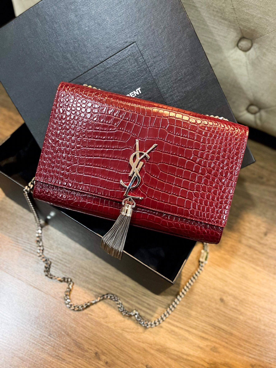 Túi ysl sunset đỏ đô sz 23 kèm dust