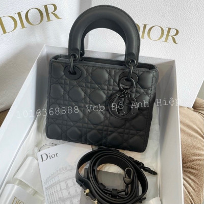 Dior Lady Small My ABCDIOR Black Matte Bag