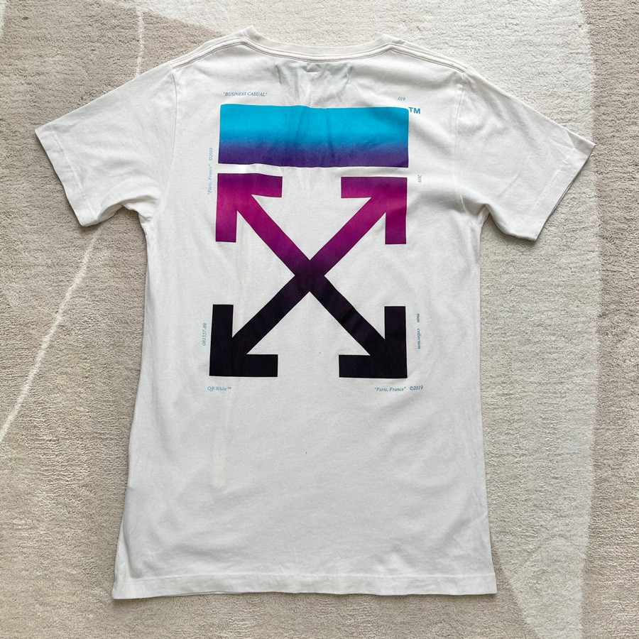 Tee off white trắng size S