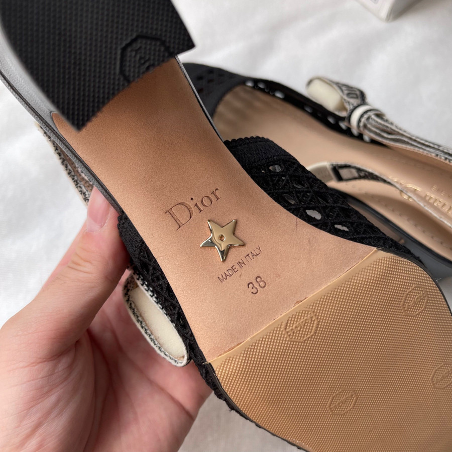 Guốc Dior đen size 38