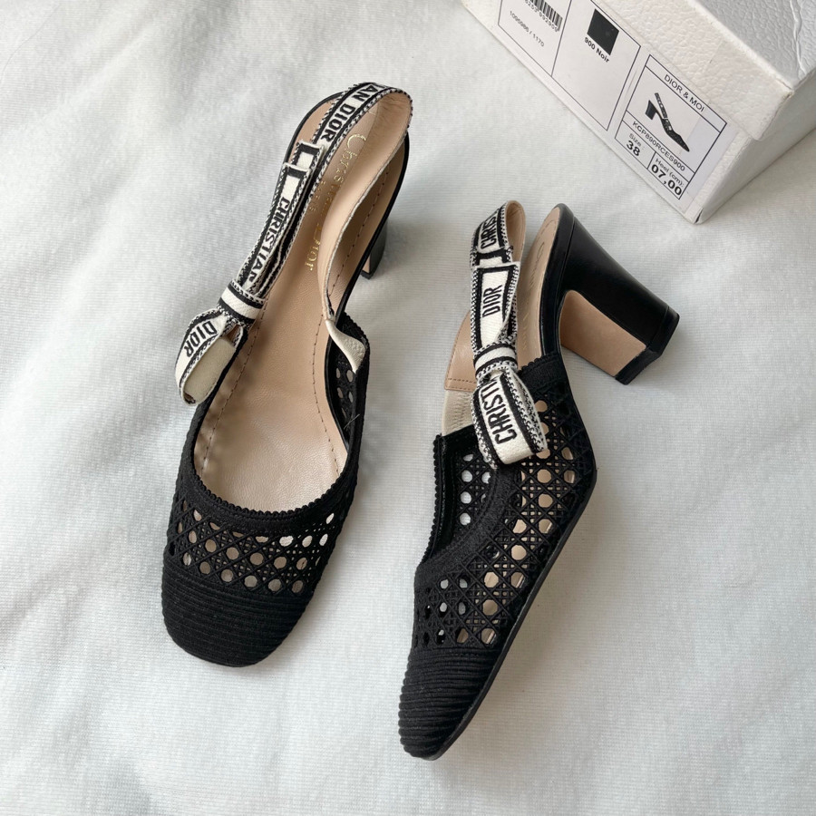 Guốc Dior đen size 38