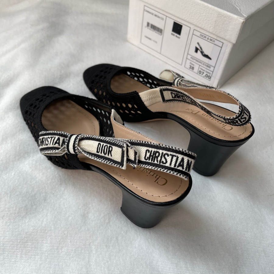 Guốc Dior đen size 38