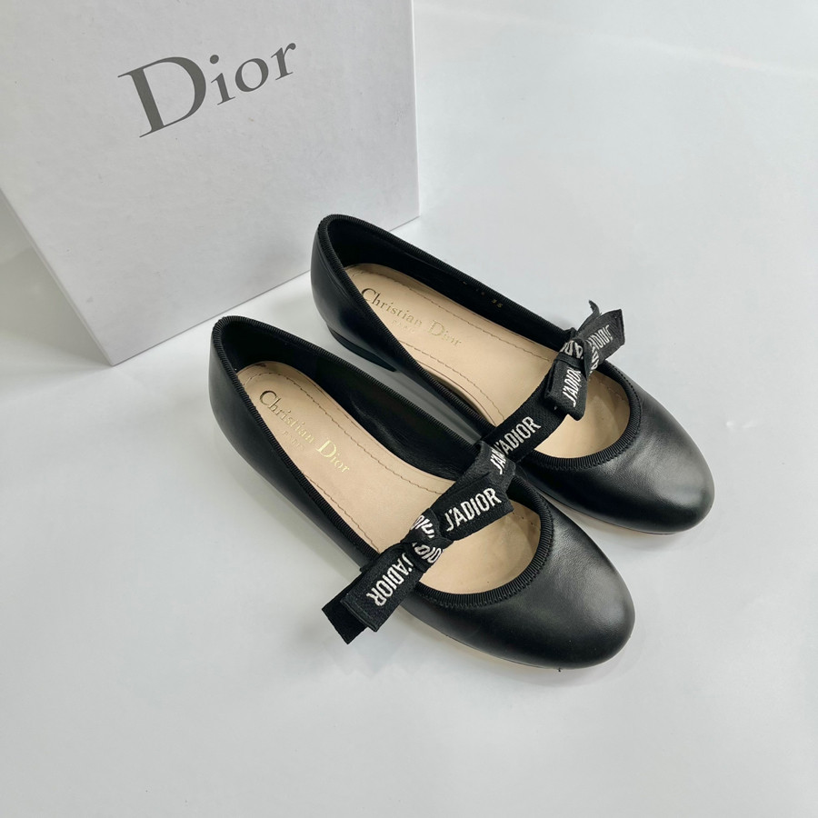 Bệt di.or đen size 35 - 98% dán sole repbox