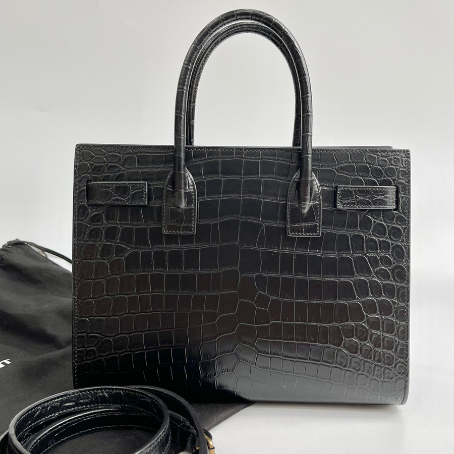 Túi y.s.l croc sacdejour size baby - 99% còn dustbag + entrupy