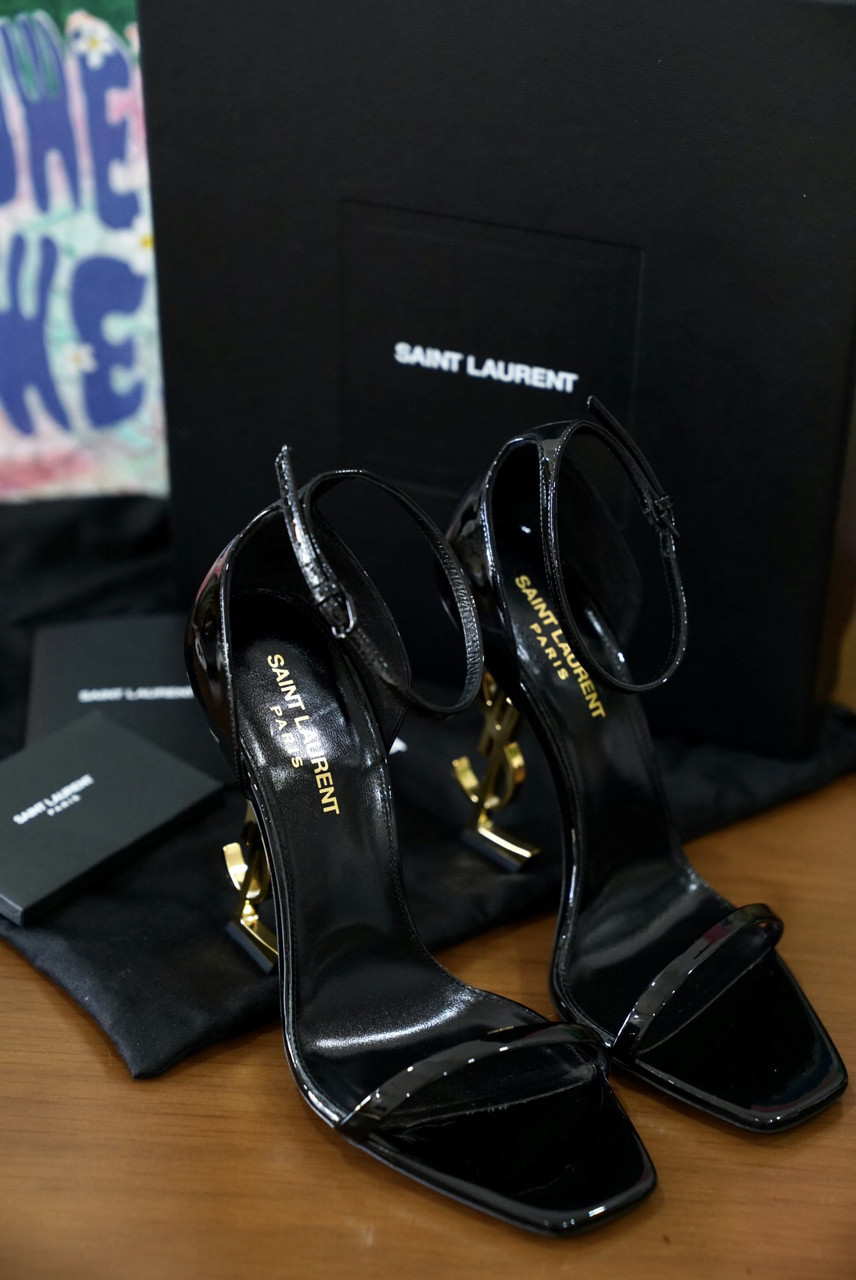 Saint Laurent Opyum 110mm YSL heel sandals