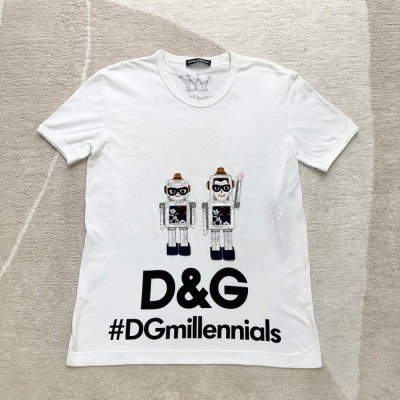 Tee D.G trắng size 42 - 98%