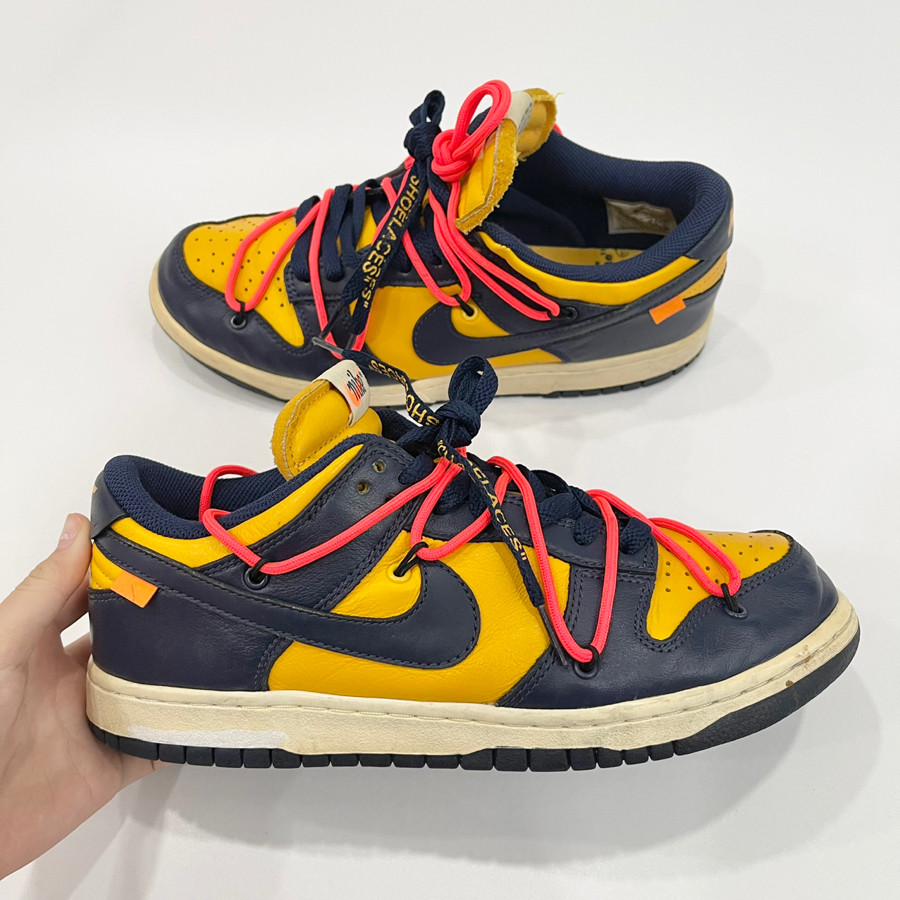 Dunk x ow vàng size 42 - 96% only