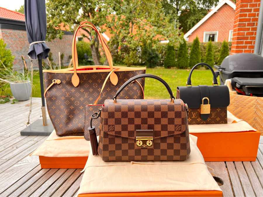 Neverfull size mm new 100% lòng đỏ siêu hiếm